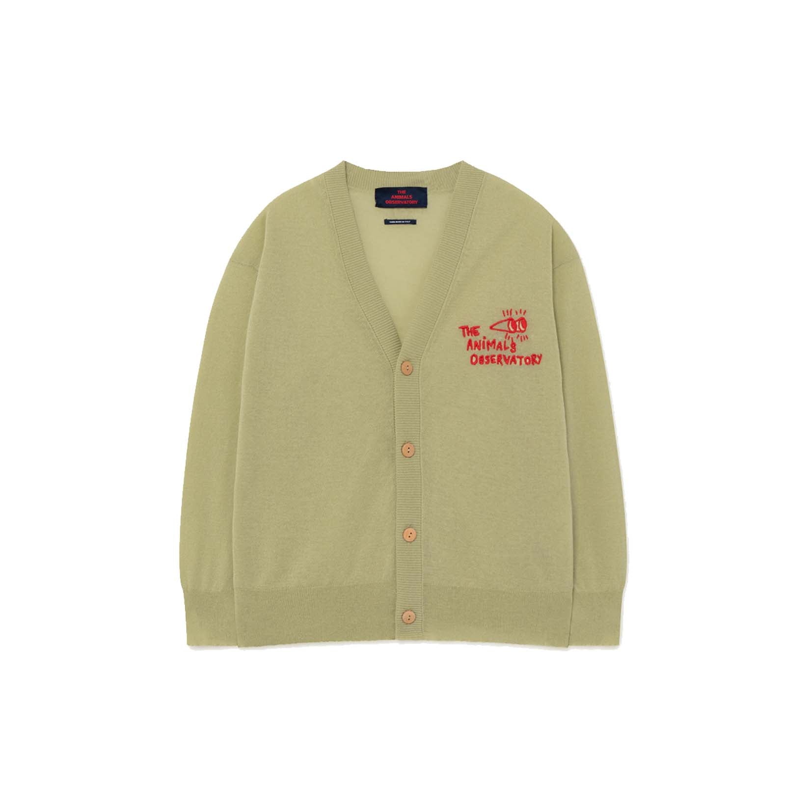 Boys & Girls Mint Cotton Cardigan