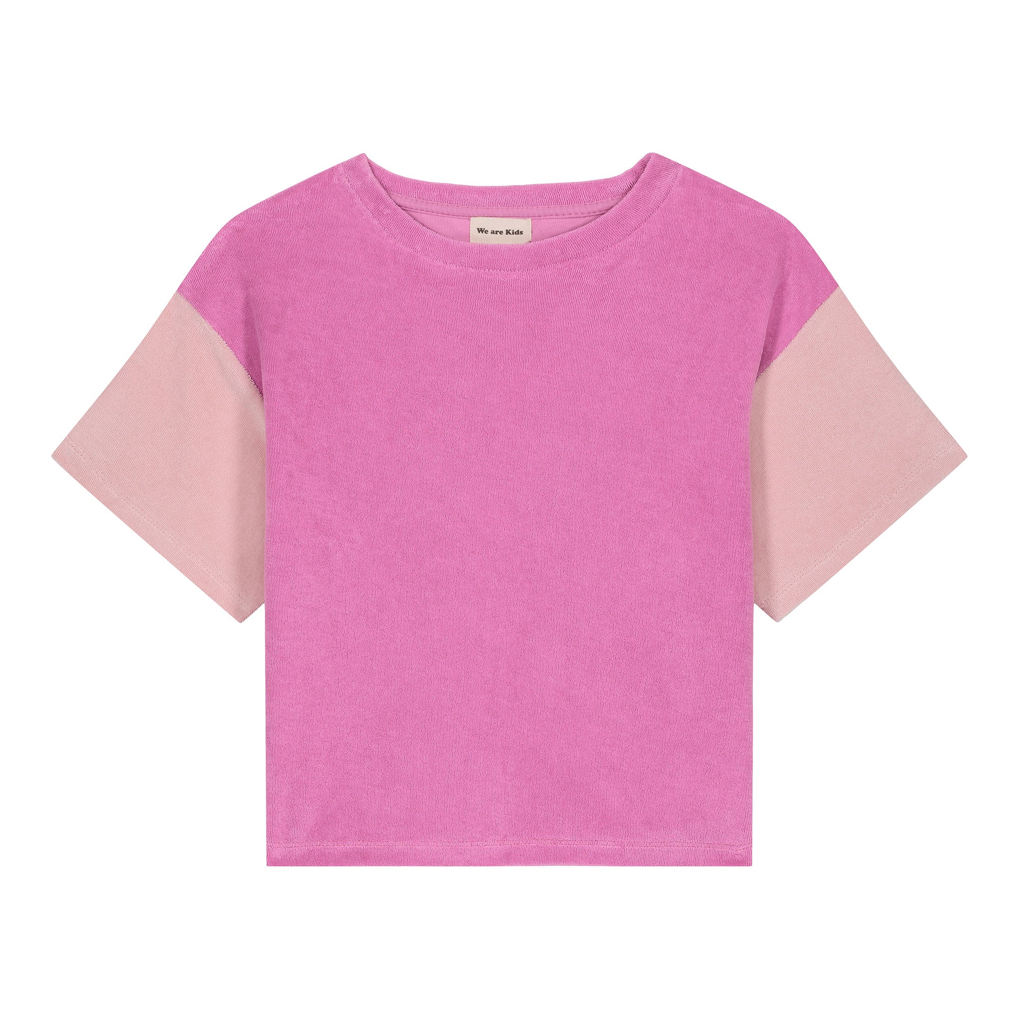 Girls Pink Cotton T-Shirt