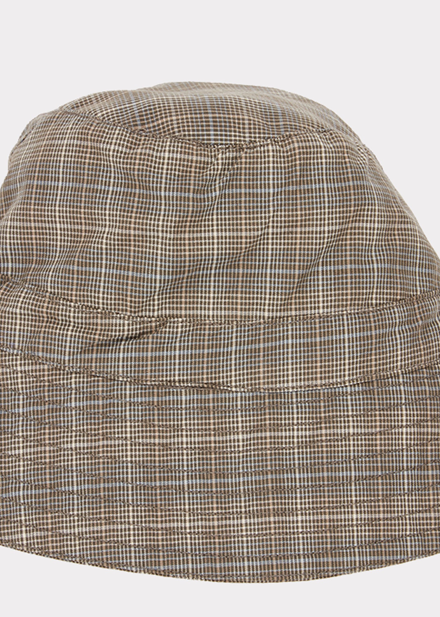 Baby Boys Grey Check Hat