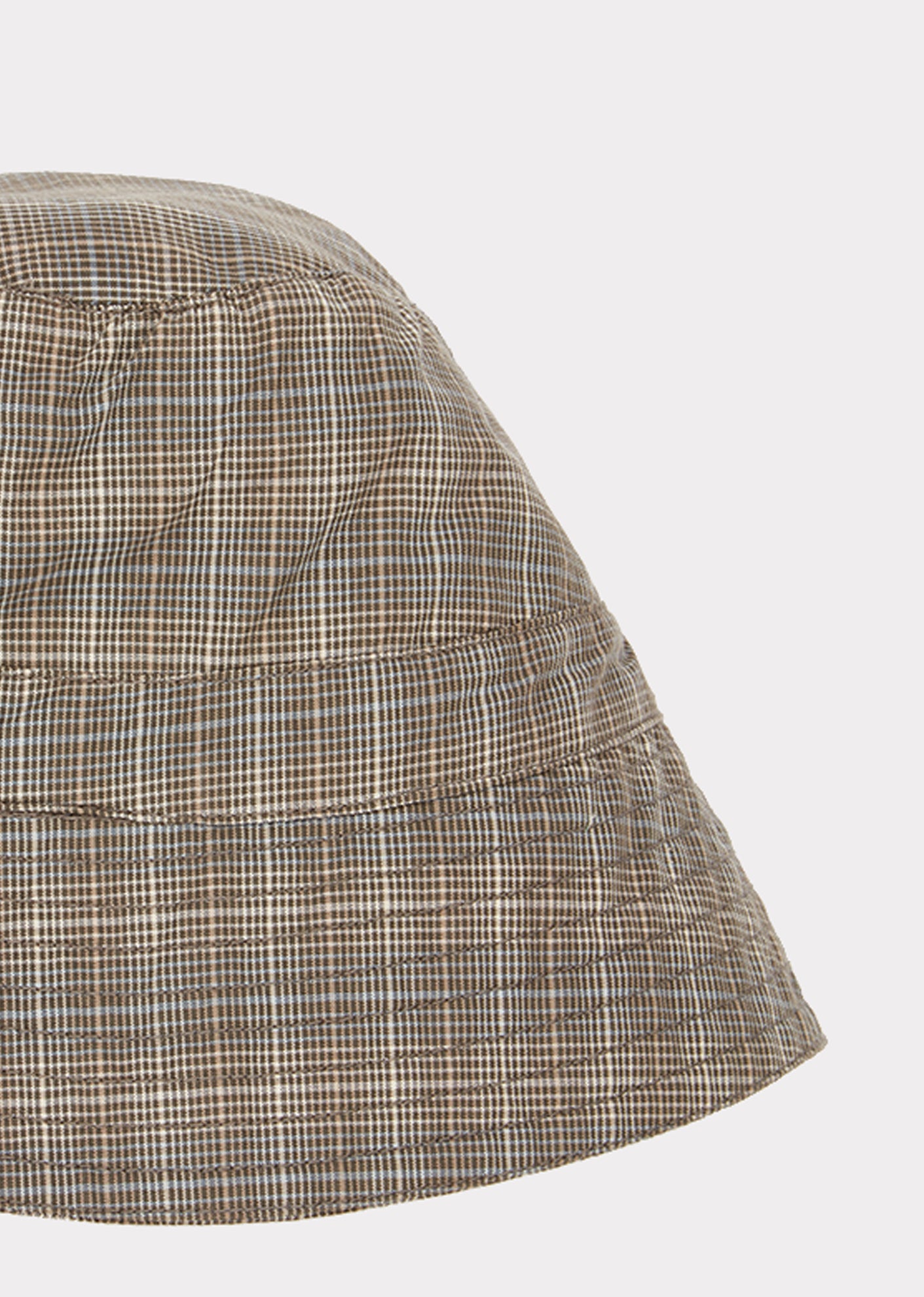 Baby Boys Grey Check Hat